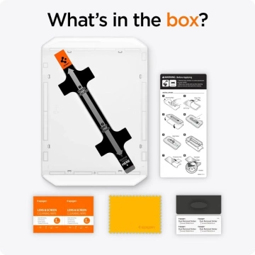 Szkło hartowane Spigen Glas.tR ”EZ Fit” do Apple iPad Pro 13 7 / 2024 Clear