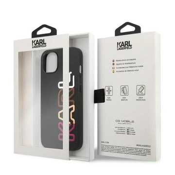 Etui ochronne na telefon Karl Lagerfeld KLHCP13SPCOBK do Apple iPhone 13 Mini 5,4" czarny/black hardcase Multipink Brand