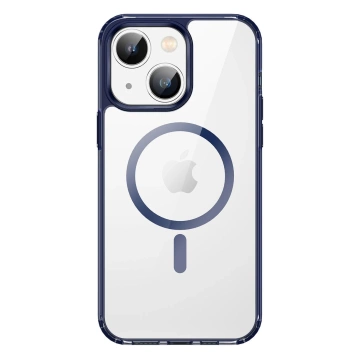 Dux Ducis Clin2 etui iPhone 14 Plus magnetyczny pokrowiec MagSafe niebieskie