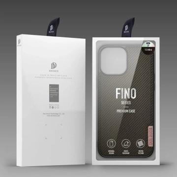 Dux Ducis Fino Schutzhülle mit Nylonmaterial bezogen iPhone 13 mini grün