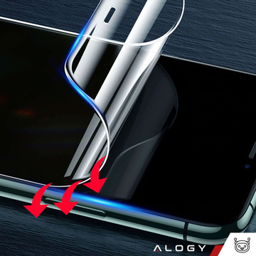Folia Hydrożelowa do Xiaomi Redmi Note 8/ 8T/ 8 Pro/ 9/ 9S/ 10/ 10 Pro/ 11/ 11S/ 12/ 12 Pro ochronna na telefon na ekran Alogy Hydrogel Film