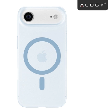 Etui do Apple iPhone 17 Air – matowa obudowa do MagSafe z ochroną obiektywu, smukłe i odporne na zarysowania, idealne dopasowanie – Alogy Skinny MatteCase™ Sky Blue