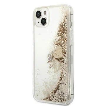 Etui Guess GUOHCP14MGLHFLGO für Apple iPhone 14 Plus 6,7" złoty/gold Hardcase Glitter Charms