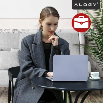 Etui do Apple Macbook Pro 14 2021-2024 (M1/M2/M3/M4) – elastyczna, matowa obudowa ochronna, lekka i odporna – Alogy AirGuard™ Lawendowy