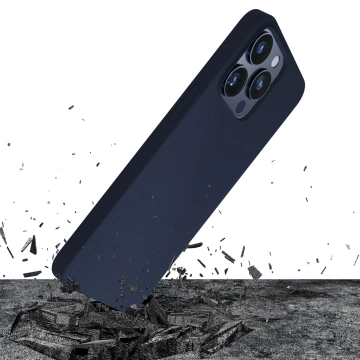 Etui 3mk Silicone Case Dark Navy do Apple iPhone 16 Pro