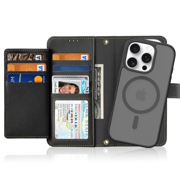 iPhone 16 Pro Max Dux Ducis Lawa MagSafe Schutzhülle Schwarz