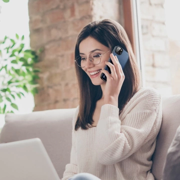 Dux Ducis Fino Schutzhülle iPhone 14 Plus blaues Nylon