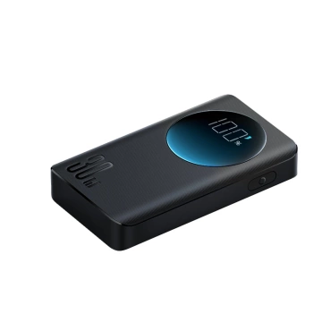 Joyroom JR-PBF01 Powerbank 10000 mAh 30 W PD + latarka + etui – czarny