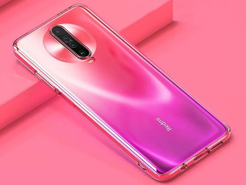 Etui obudowa case do Xiaomi Redmi K30/ Poco X2 silikonowe przezroczyste + Szkło Alogy