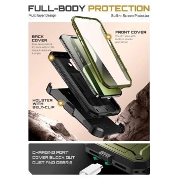 Etui Supcase Unicorn Beetle Pro do iPhone 17 Guldan Pancerne