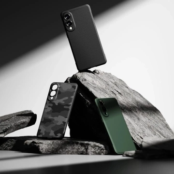 Samsung Galaxy S25 Edge Hülle Ringke Onyx Grün Militärqualität