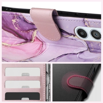 Etui portfel Wallet do Samsung Galaxy A55 5G Marble