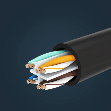 Przedłużacz UGREEN kabel internetowy Ethernet RJ45 Cat 6 FTP 1000 Mbps 2 m czarny (NW112 11281)