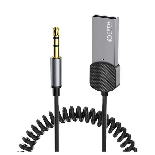 Audio-Sender-Adapter, Audio-Empfänger, UltraBoost, Bluetooth, Aux, USB, Grau