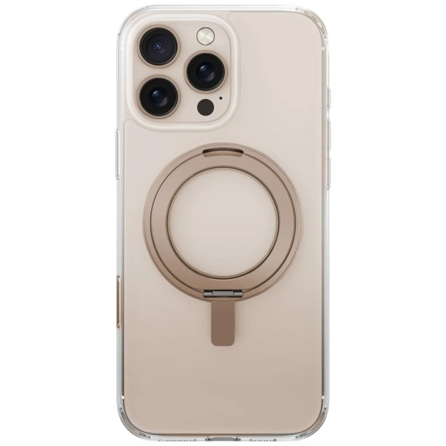 Etui UNIQ Swivix 360 Rotating Kickstand Złote do iPhone 16 Pro 6.3″