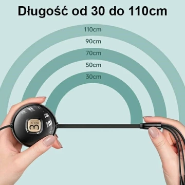 USAMS Kabel U69 3w1 1m blau/blau (lightning/microUSB/USB-C)