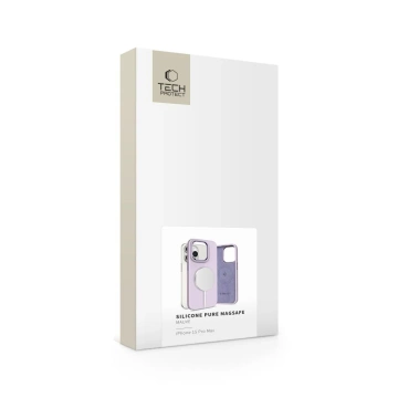 Etui do iPhone 15 Pro Max Tech-Protect Silicone Pure MagSafe Mauve