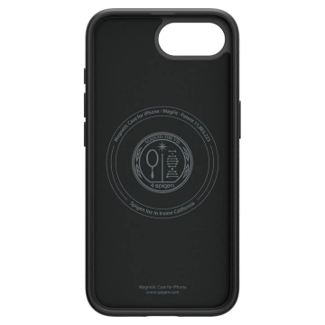 Etui do iPhone 16e Spigen Liquid Air Mag MagSafe Matte Black