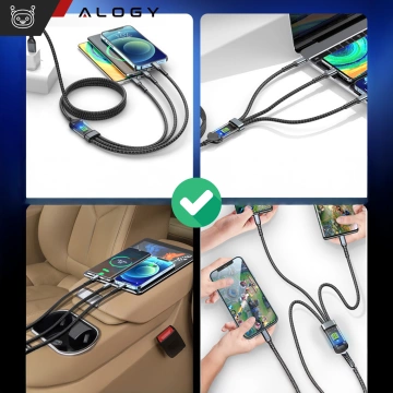 Hülle für iPhone 14 Pro Mag Safe Matt Case Cover matt Alogy Ring gepanzerte Handyhülle Schwarz