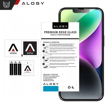 2x Szkło hartowane Alogy na ekran do Apple iPhone 13/ 13 Pro/ 14/ 16e