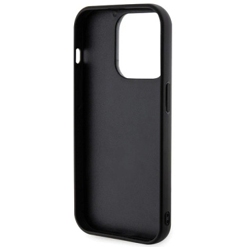 Etui Karl Lagerfeld KLHCP15X3DMBKCK für iPhone 15 Pro Max 6,7" czarny/schwarz Hardcase 3D Rubber Glitter Logo