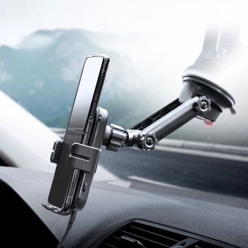Autohalterung Ladegerät FORCELL F-GRIP HS4 Induktion 15W schwarz