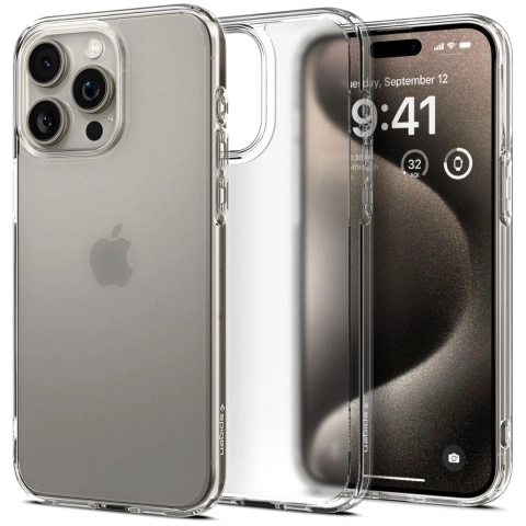 Etui Spigen Ultra Hybrid für Apple iPhone 15 Pro Max Frost Clear