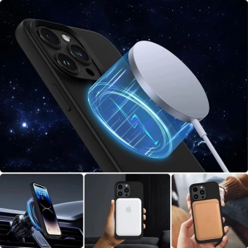 Etui ochronne silikonowe do MagSafe do Apple iPhone 13/ iPhone 14 Black