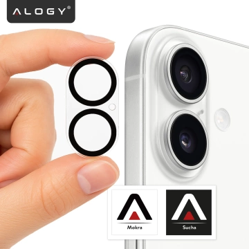Szkło Ochronne na Obiektyw Aparatu do Apple iPhone 17, Wzmocnione i Odporne na Zarysowania, Precyzyjnie Dopasowane, Alogy Lens Protector Pro+™ – Przezroczyste
