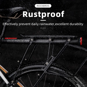 Rockbros 33210004001 Fahrradträger mit Ablage – Schwarz