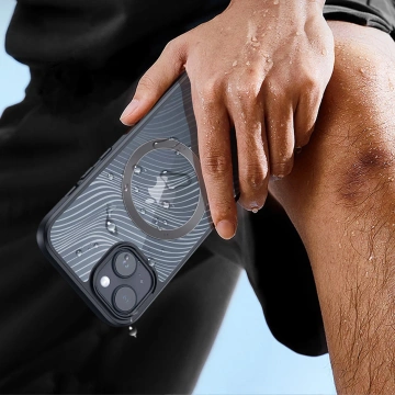 Gepanzerte Hülle für iPhone 15 Plus mit MagSafe Dux Ducis Aimo Mag – schwarz