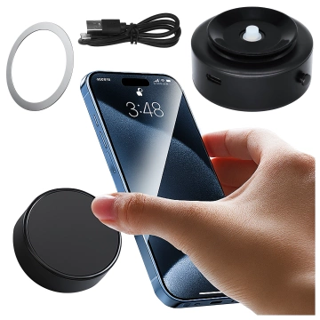 magnetyczny uchwyt samochodowy na telefon do Magsafe z przyssawką próżniową obrotowy o 360° do samochodu na szybę/ekran/wyświetlacz/lusterka/iPhone'a