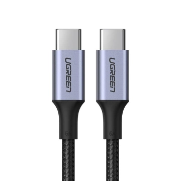 Ugreen Kabel USB Type C - USB Type C 5 A 100 W Power Delivery Quick Charge 3.0 FCP 480 Mbps 2 m grau (70429 US316)