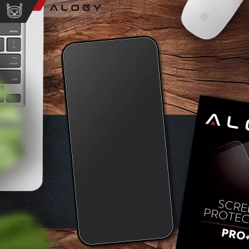 Szkło hartowane Prywatyzujące do Apple iPhone 16 Pro matowa ochrona na ekran Alogy Privacy Glass