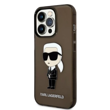 Etui Karl Lagerfeld KLHCP14XHNIKTCK do iPhone 14 Pro Max 6,7" hardcase Ikonik Karl Lagerfeld czarny/black 