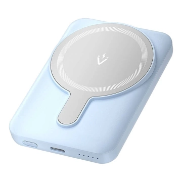 Magnetische Powerbank 5000 mAh Vention FHSL0 20 W (Blau)