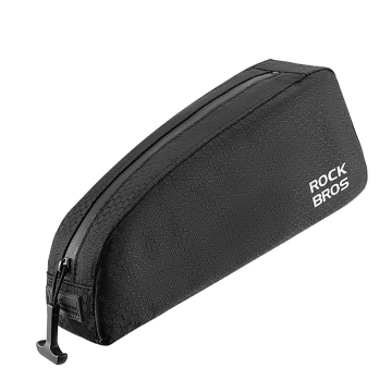 Rockbros 0.9l wasserdichte Fahrradtasche für Rahmen-Oberrohr - Schwarz