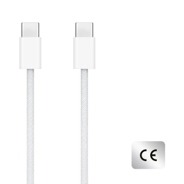 Kabel Apple USB-C do USB-C 1m, 60W, biały, trwały, oryginalny