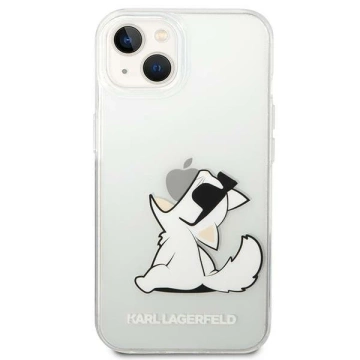 Etui ochronne na telefon Karl Lagerfeld KLHCP14MCFNRC do Apple iPhone 14 Plus 6,7" hardcase przeźroczysty/transparent Choupette Fun