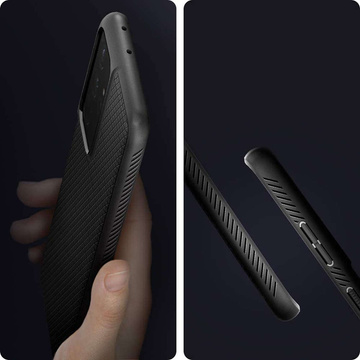 Etui Spigen Liquid Air do Samsung Galaxy S21 Ultra Matte Black