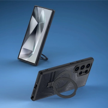 Dux Ducis Aimo Mag gepanzerte MagSafe-Hülle für Samsung Galaxy S24 Ultra – schwarz