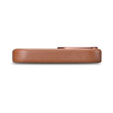 iCarer Case Lederhülle für iPhone 14 Plus braun (kompatibel mit MagSafe)