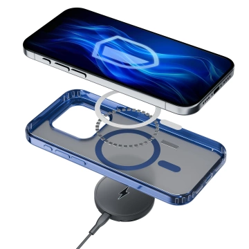Etui na Apple iPhone 13 Pro 3mk Frosty MagCase Blue