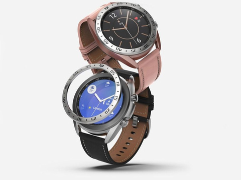 Nakładka Ringke Bezel na tachymetr do Samsung Galaxy Watch 3 41mm Silver 01