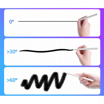 Rysik precyzyjny magnetyczny indukcyjny długopis Active Stylus Pen ”2” do Apple iPad White