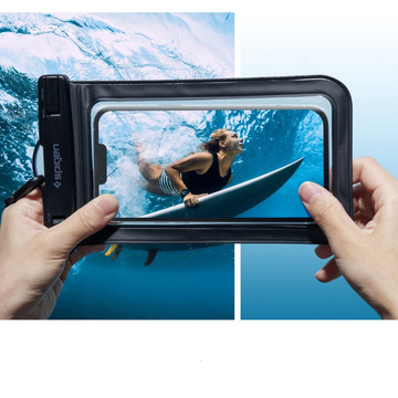 Universelle wasserdichte Hülle für 6.9 Spigen A601 IPX8 Schwarz