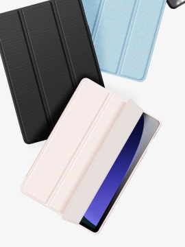 Dux Ducis Toby Hülle mit Stylus-Halterung für Samsung Galaxy Tab S9 Schwarz