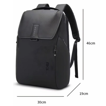 Plecak wodoodporny Bange torba na laptopa 15.6" miejski podróżny 46x30x19 cm do pracy szkoły samolotu męski damski Czarny
