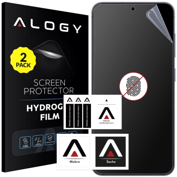 2x Folia "MATOWA" do Samsung Galaxy S24 FE Hydrożelowa Alogy HydroSkin Matte Pro™ na ekran do etui "BEZ ODCISKU PALCÓW"
