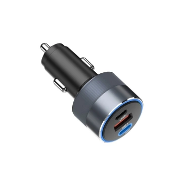 Ładowarka samochodowa Forcell 85W 2xUSB-C + USB-A Szybkie Ładowanie